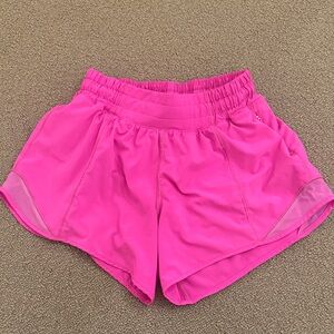 Lululemon Athletica Bright Pink Athletic Shorts